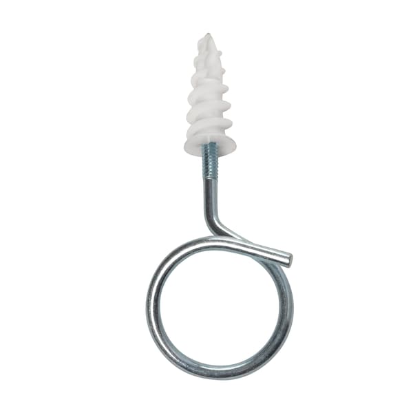 Winnie Industries 1 1/4in. 10-24 Threaded Bridle Ring with Drywall Anchor, 100PK WBR125DW - main
